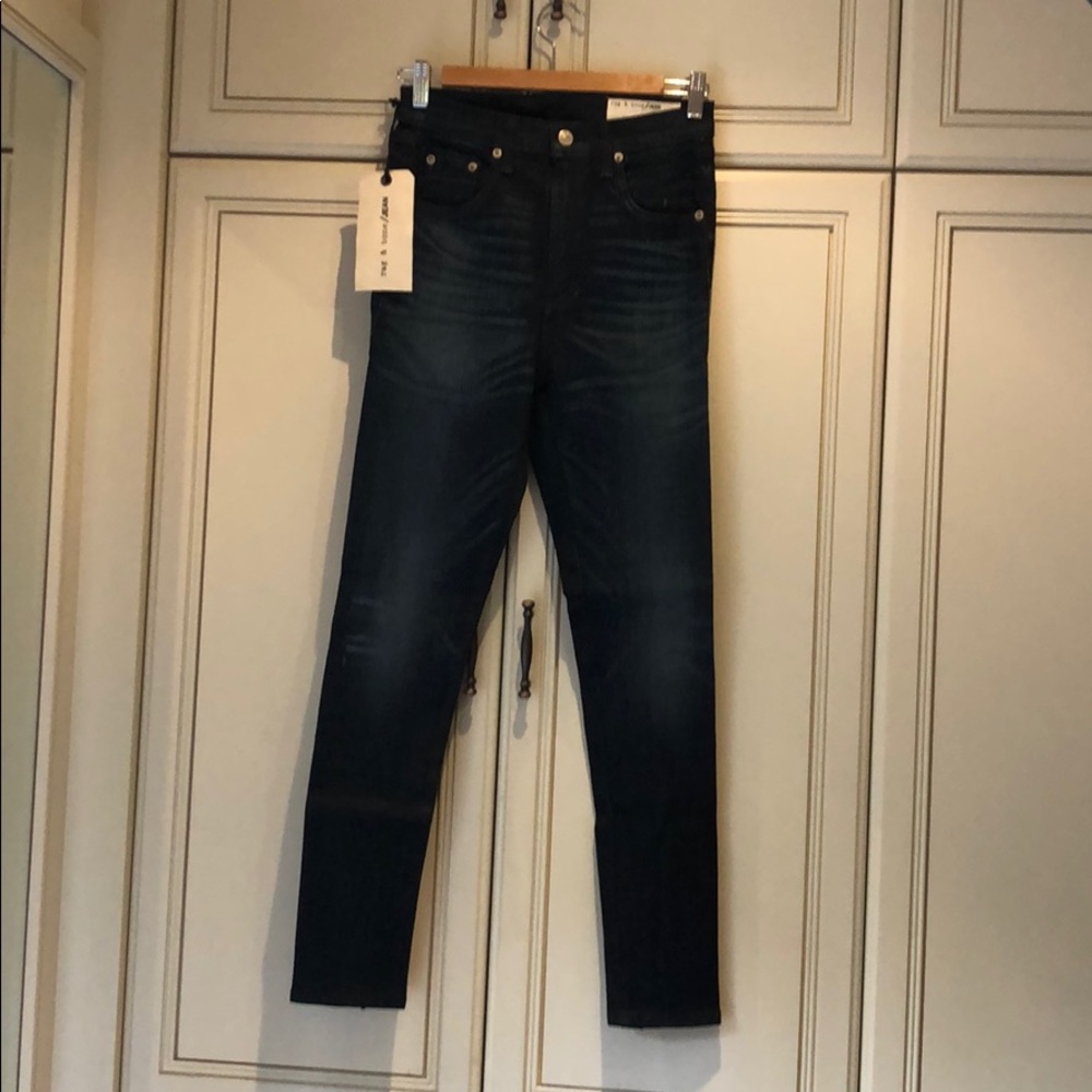 rag & bone high-rise skinny jeans